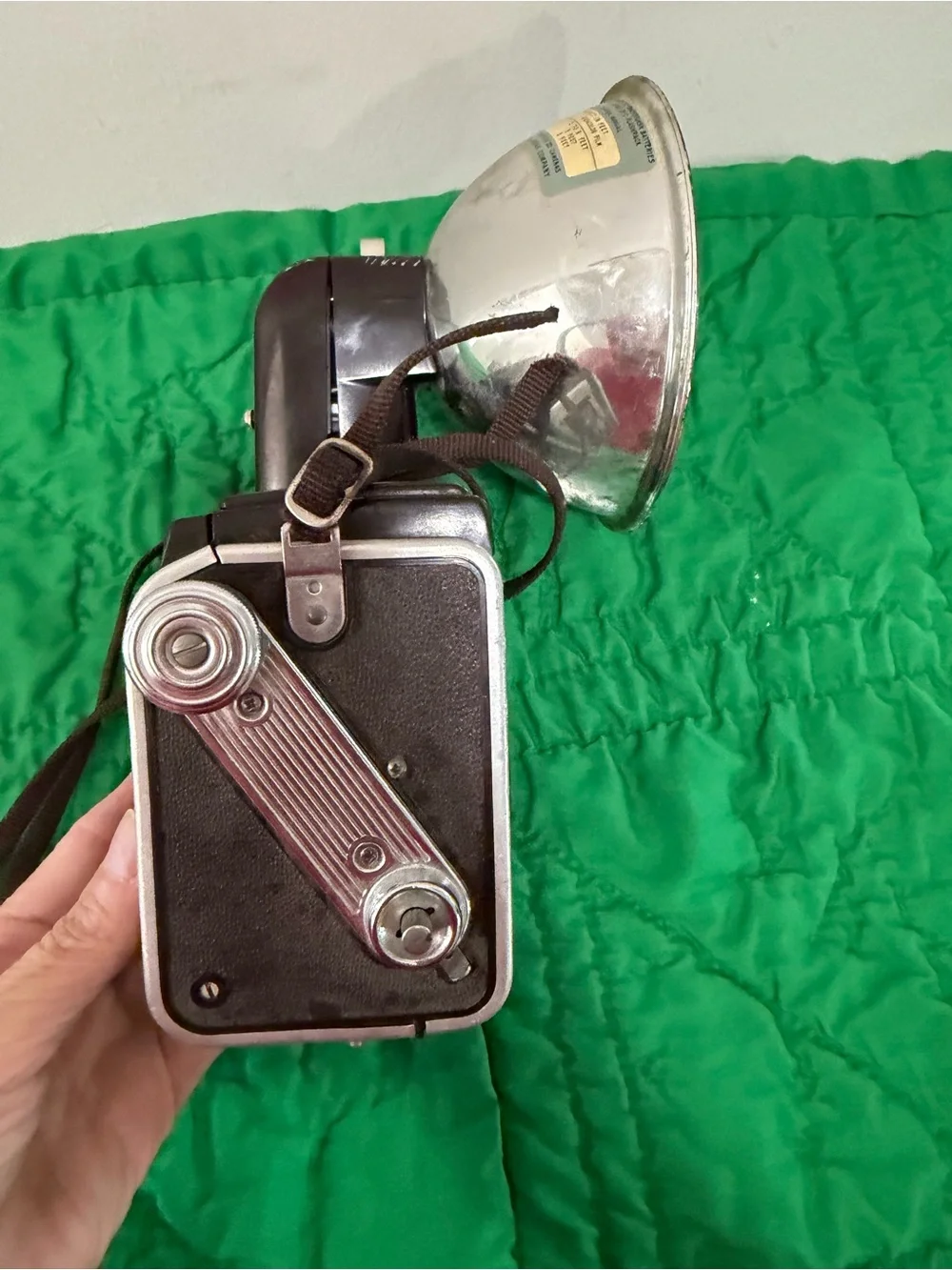 Kodak Brown and Silver Twin-Lens Camera with Flash